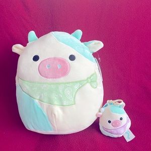 NWT Squishmallow Belana 12” & 3.5” Clip Kellytoy